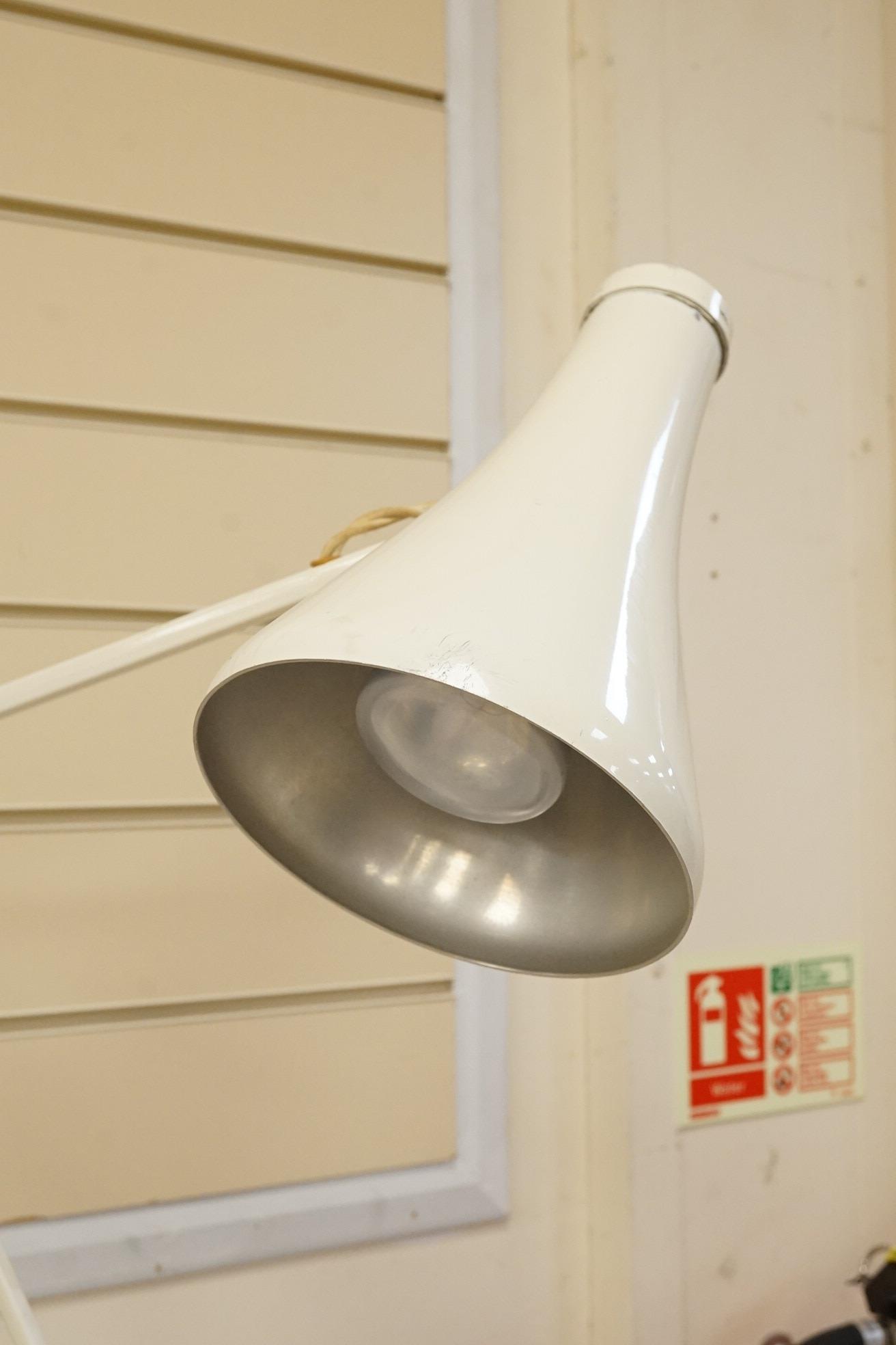 A vintage 1970s Herbert Terry anglepoise lamp